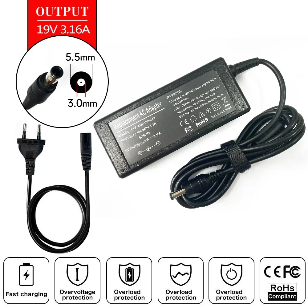 Laptop Accessories Shop - Caricatore adattatore CA per laptop 19V