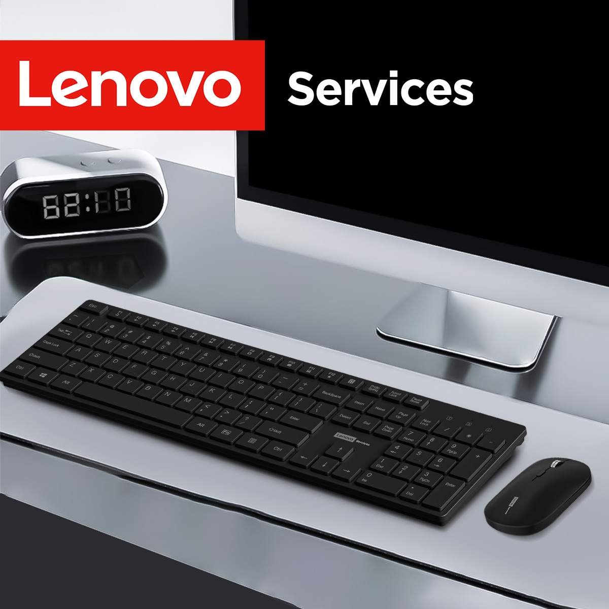 Laptop External Accessories - Combo Tastiera e Mouse Wireless Lenovo