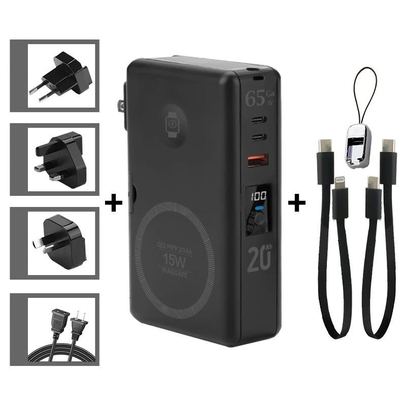 Laptop External Accessories - Caricabatterie USB C GaN da 65