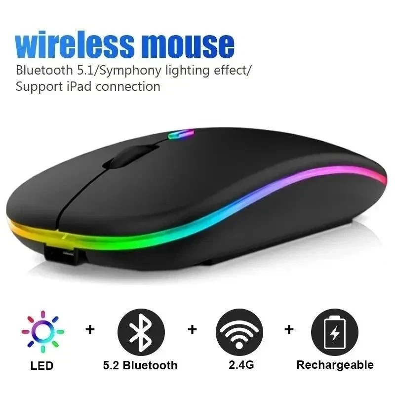 Laptop External Accessories - Mouse wireless Bluetooth a doppia modalità