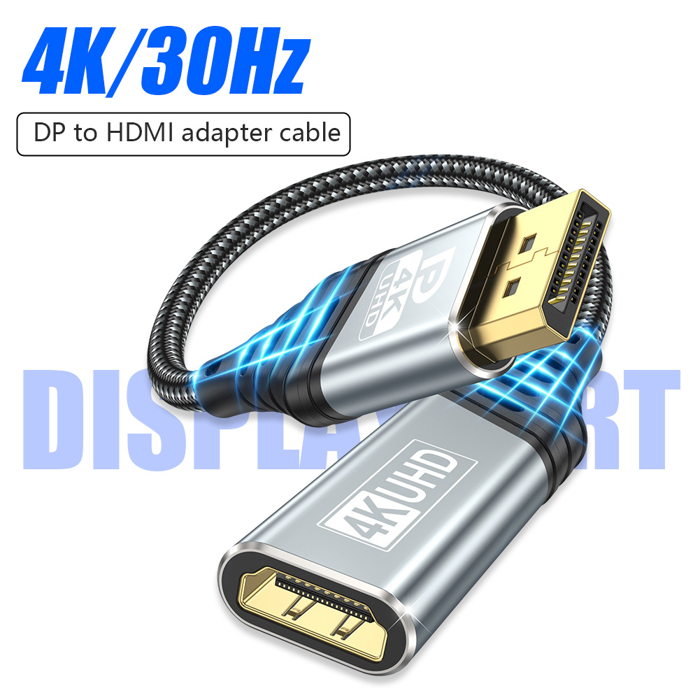 Laptop Accessories Display - Adattatore DisplayPort a HDTV 4K30Hz, Cavo