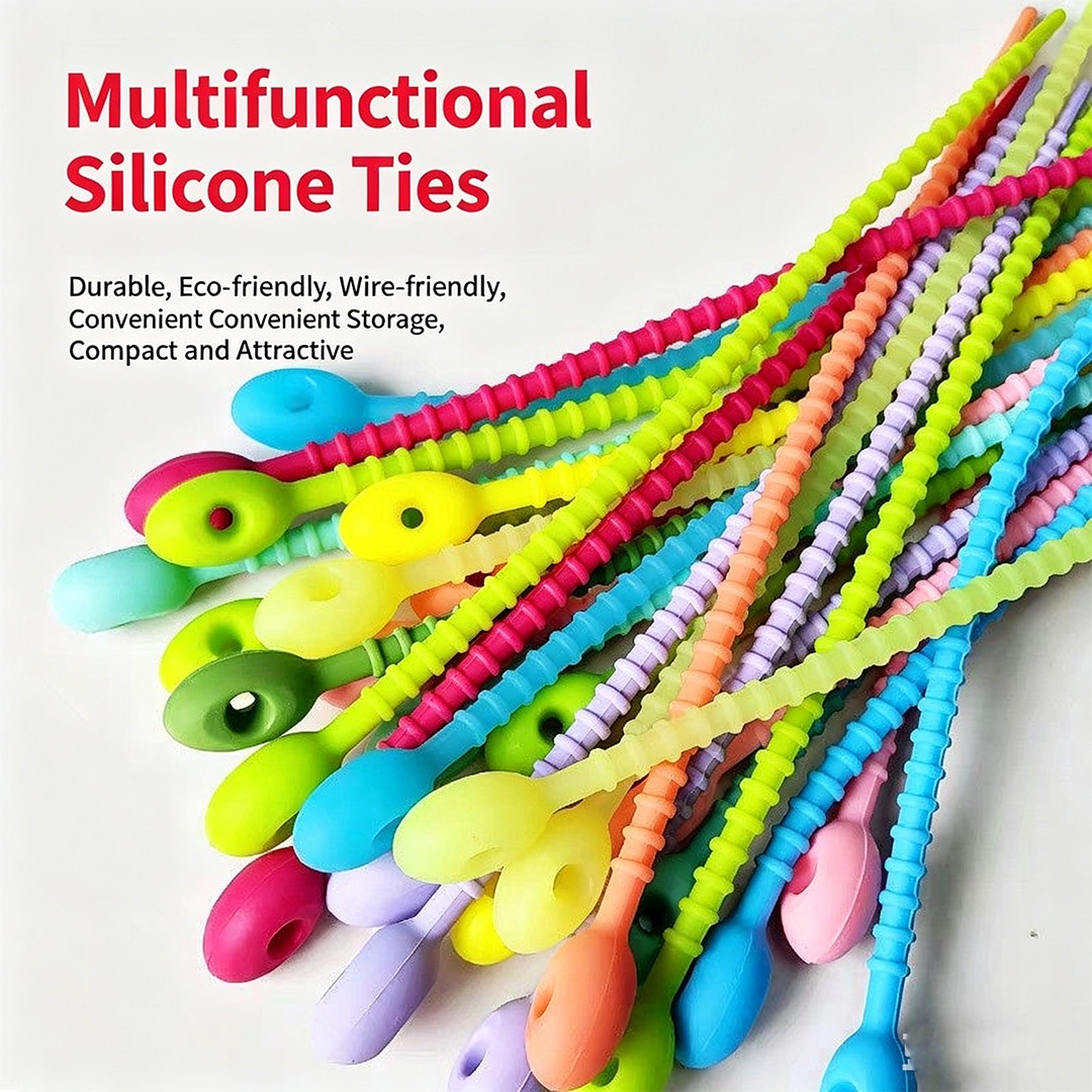 Cable Management Bag - Fascette in silicone multifunzionali da 30/50