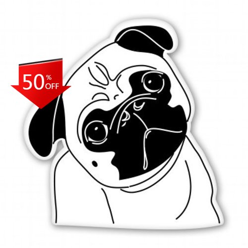 Laptop Unique Accessories - Adesivo in vinile impermeabile con faccia