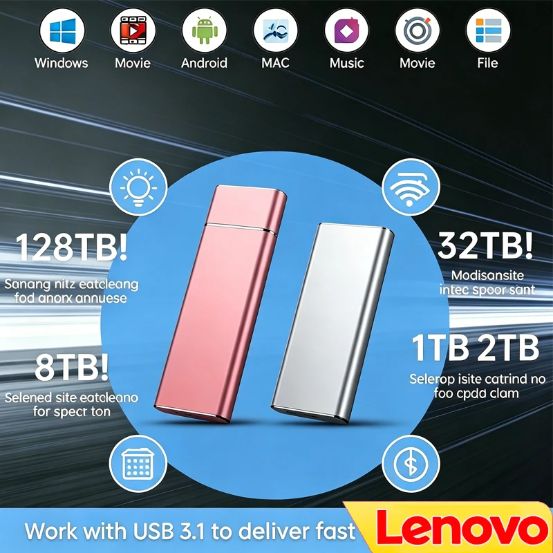 SSD Portatile Lenovo Mini 256T - Laptop External Accessories recensione e prezzo