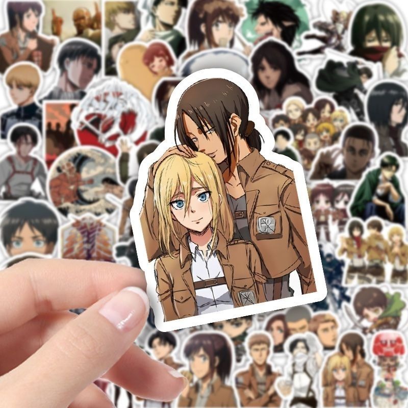 60 Pezzi Adesivi Anime Attack  - Laptop Accessories Decoration recensione e prezzo
