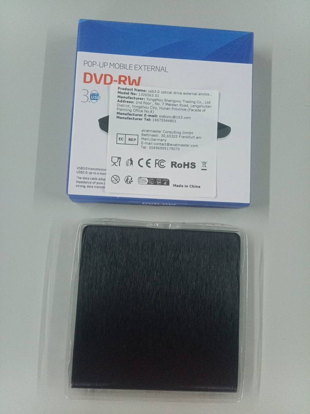 Box esterno sottile per DVD US - Laptop External Accessories recensione e prezzo