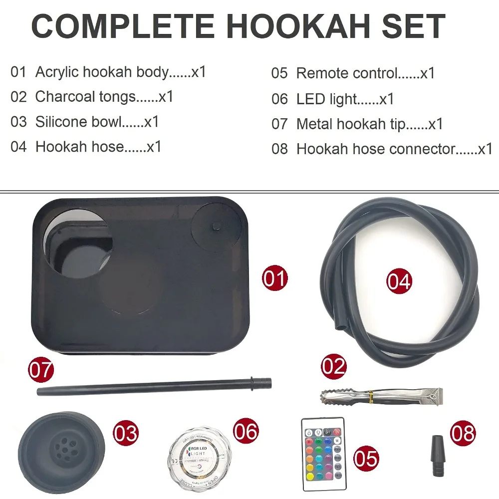 Set di pipa per narghilè retta - Laptop Accessories Light recensione e prezzo